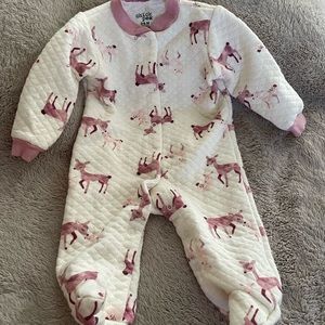 Chick Pea 3-6mo Quilted Sleeper